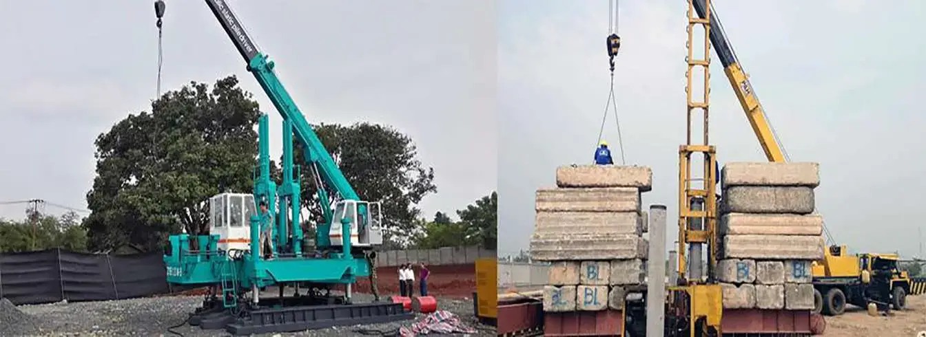 Ép cọc bê tông