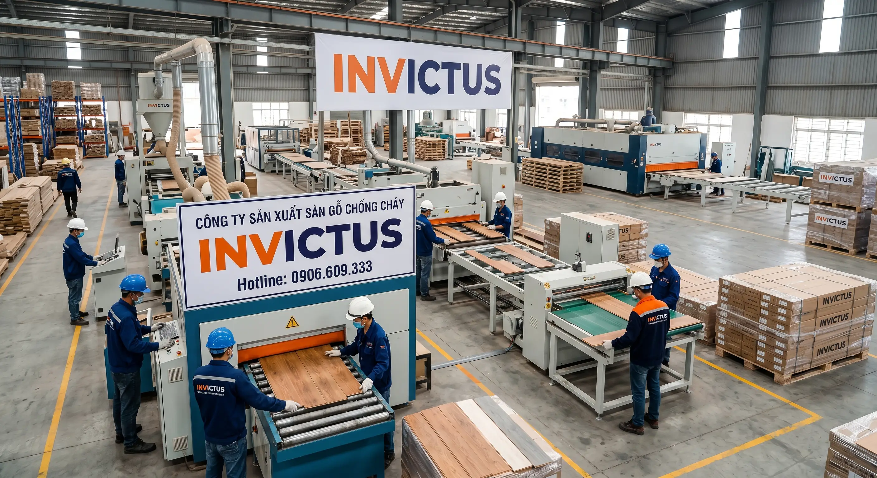 Phân Phối Và Thi Công Sàn Gỗ Invictus chống cháy