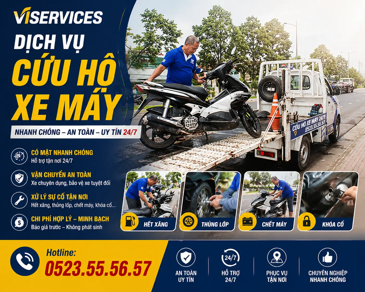 cứu hộ xe máy