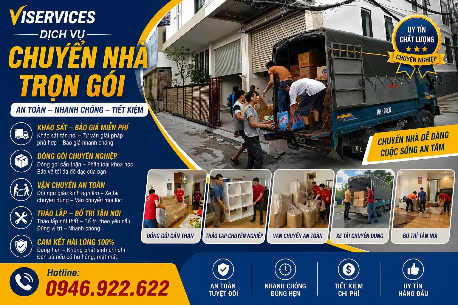Dịch vụ chuyển nhà trọn gói