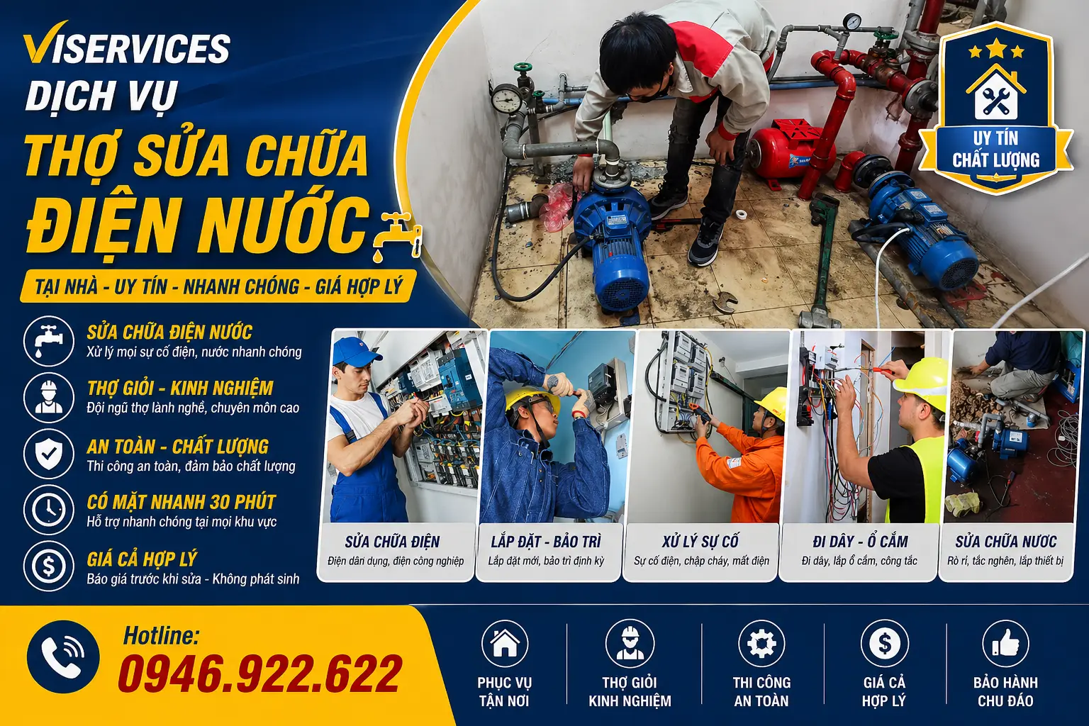 Thợ sửa điện nước