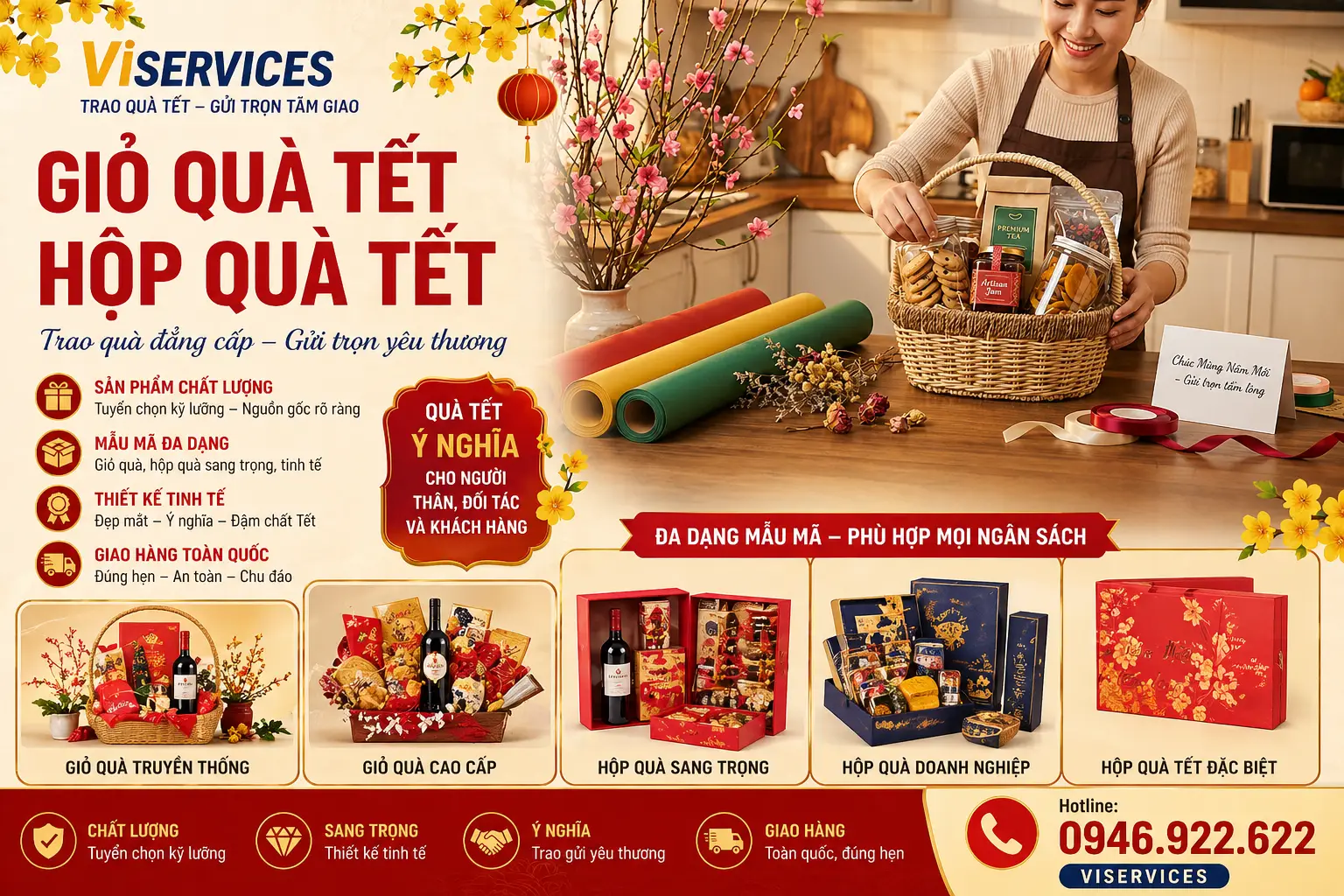 Địa Chỉ Bán Giỏ Quà Tết, Hộp Quà Tết