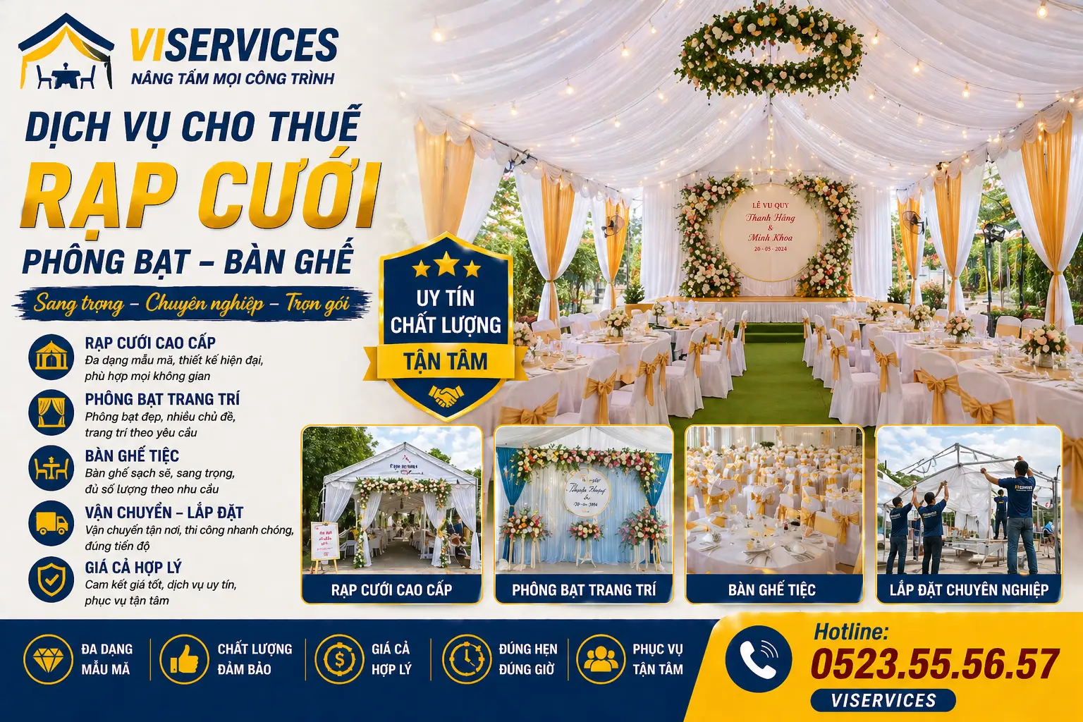Cho thuê rạp cưới