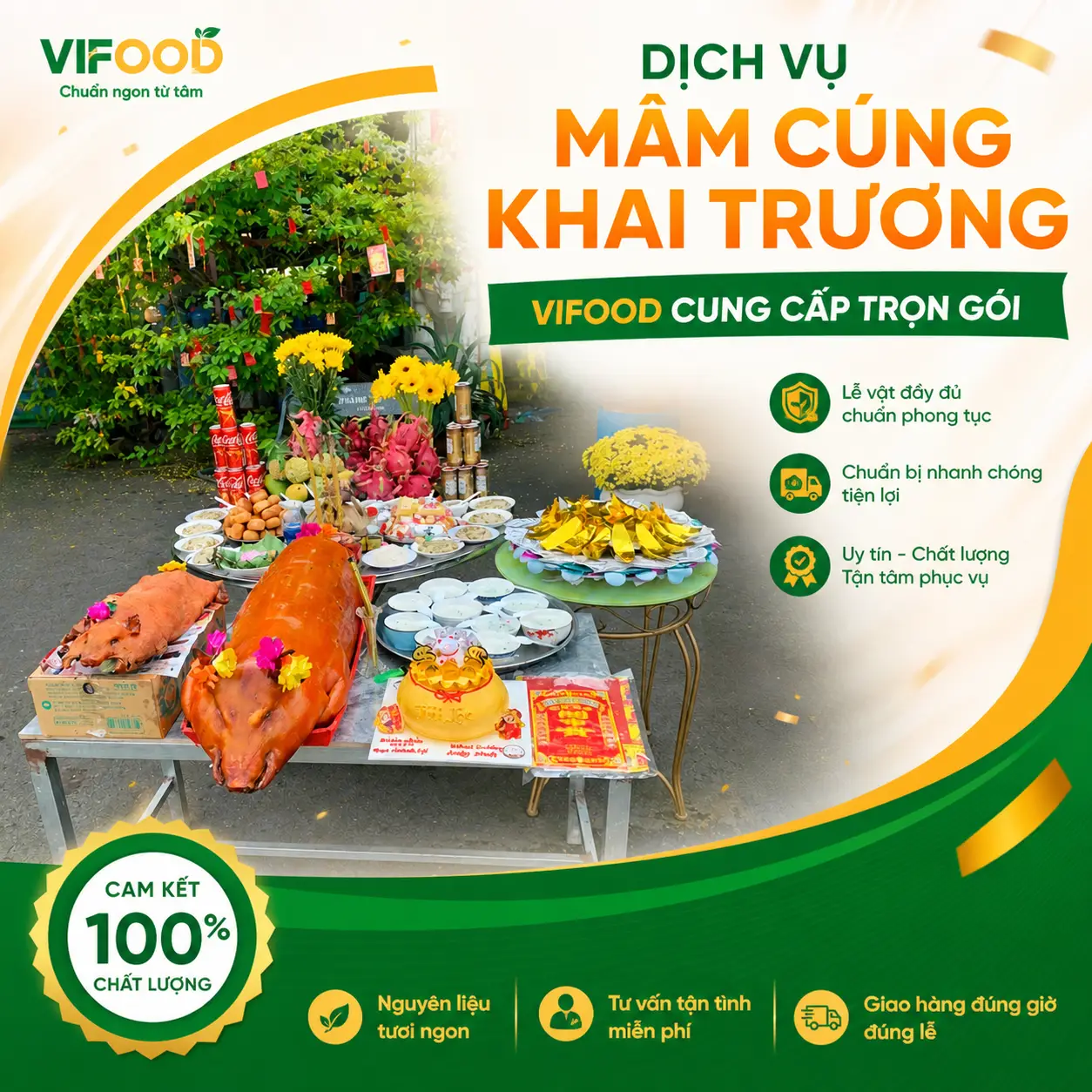 Dịch Vụ Làm Mâm Cúng Khai Trương